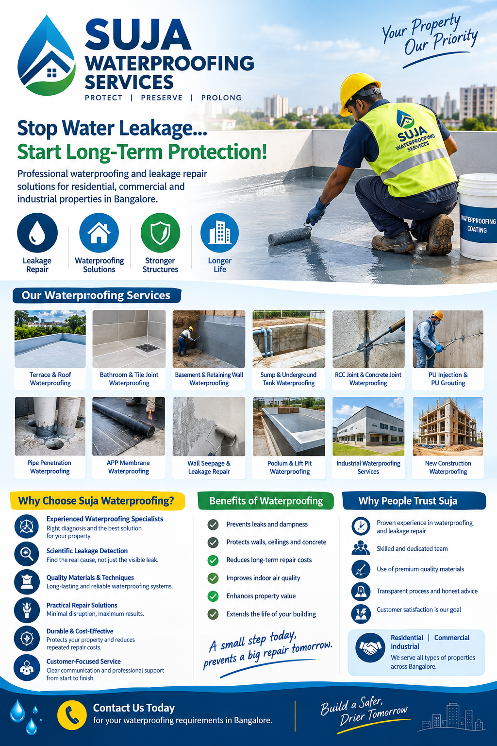 SUJA WATERPROOFING SOLUTIONS - Latest update - SUJA WATERPROOFING SERVICES – Professional Waterproofing Solutions in Bangalore