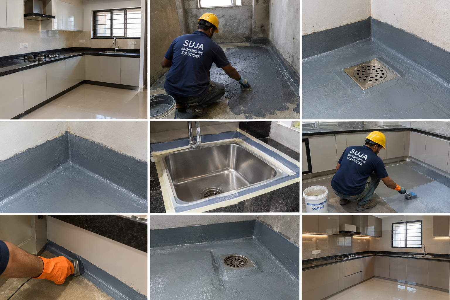 SUJA WATERPROOFING SOLUTIONS - Latest update - Kitchen Floor Waterproofing in Jalahalli – Suja Waterproofing Services CONTACT:9945843699