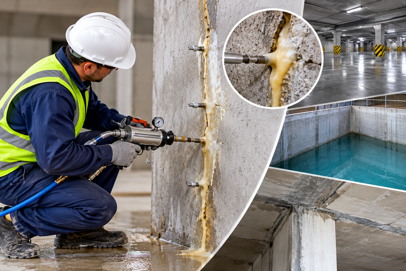 SUJA WATERPROOFING SOLUTIONS - Latest update - PU Grouting Waterproofing Services