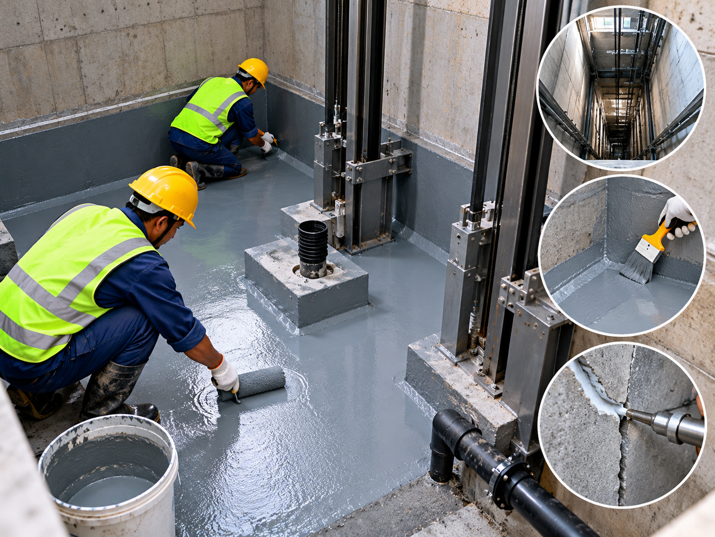 SUJA WATERPROOFING SOLUTIONS - Latest update - Lift Pit Waterproofing Contractors Bangalore